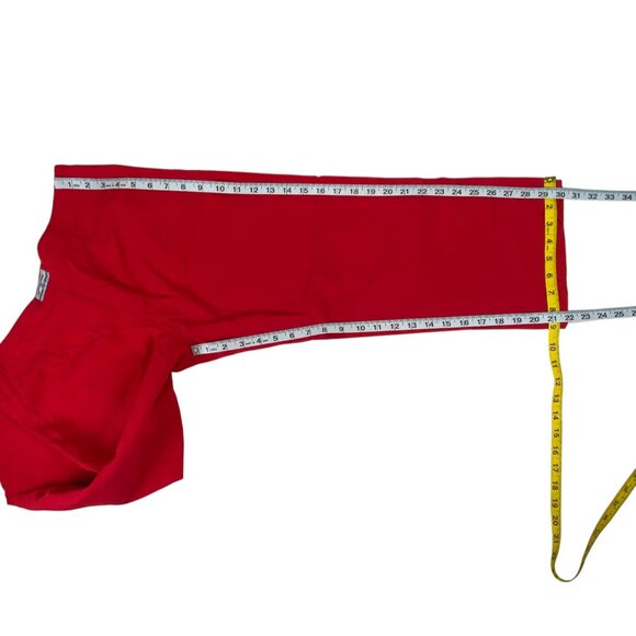 Vtg Water Girl Patagonia Capris | 4 | Red Nylon Pockets USA | Beachy Ocean Water - Picture 9 of 10